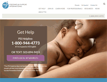 Tablet Screenshot of postpartum.net